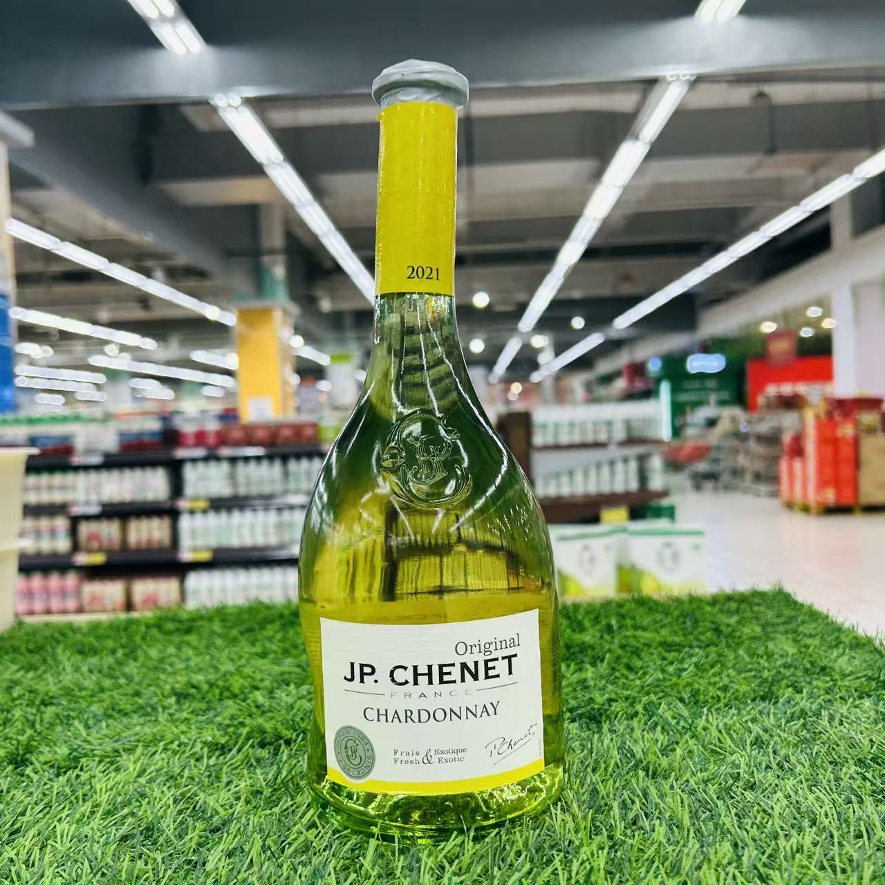 法国原装进口JP.CHENET香奈霞多丽干白葡萄酒750ml