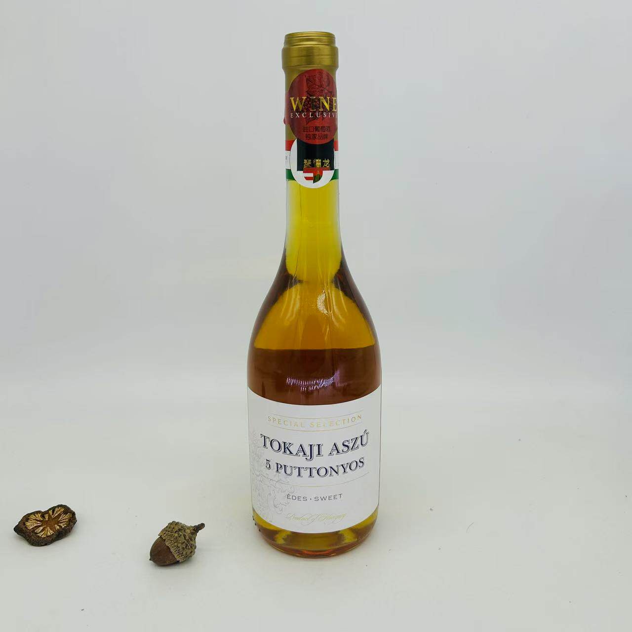 麦德龙匈牙利进口托卡伊五篓贵腐甜白葡萄酒500ml Tokaji