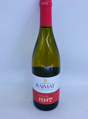 麦德龙西班牙原瓶进口黎玛特RAIMAT1917霞多丽白葡萄酒
