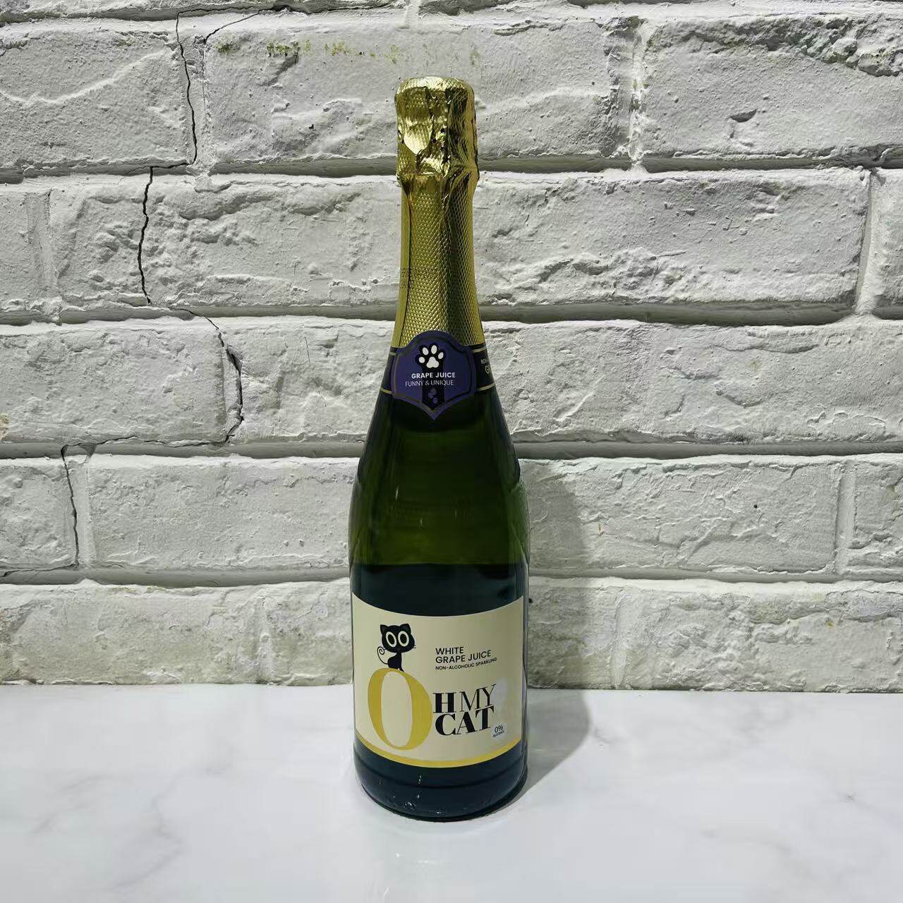 西班牙原装进口无醇含气白葡萄汁饮料750ml