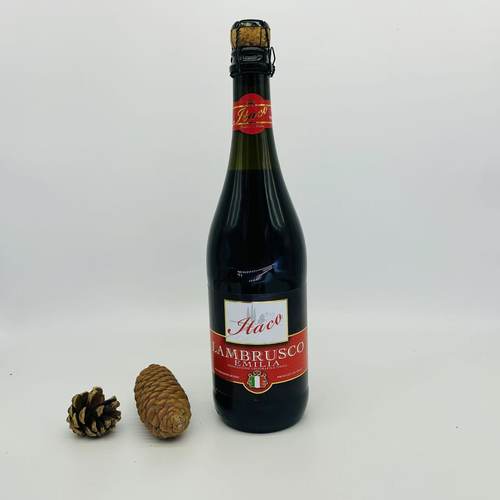ITACO LAMBRUSCO DELL'EMILIA VINO FRIZZANTE ROSSO AMABILE75CL