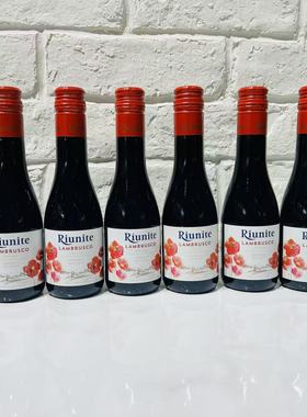 Riunite LAMBRUSCO EMILIA SOFT LIVELY WINE OF ITALIA 187mlX6