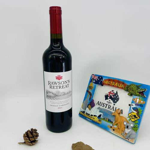 RAWSON'S RETREAT SHIRAZ CABERNET WINE OF SOUTH AUSTRALIA