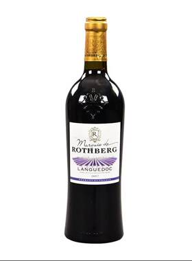 ROTHBERG PRODUIT DE FRANCE LANGUEDOC RED WINE 75CL 14%VOL