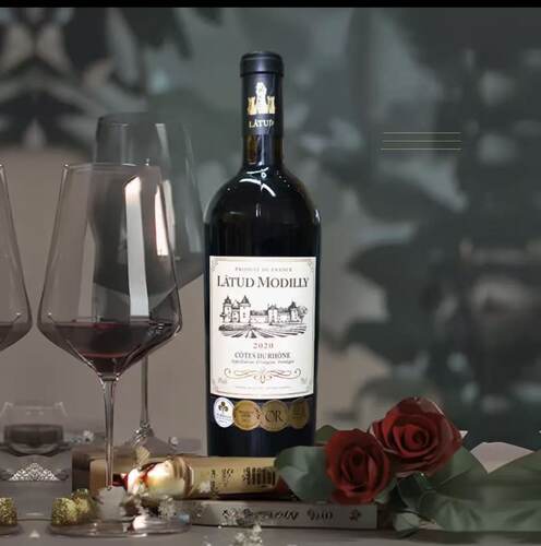 LATUD MODILLY RHONE DU COTES  vin de FRANCE 75CL