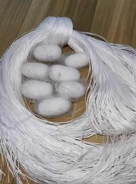 安徽金寨大别山手工生蚕丝手串