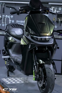 9号电动车宽体外壳M95C/85C/80C电摩机甲宽体烤漆车壳改装配件九