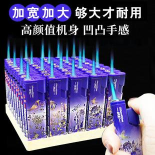 直冲蓝焰防风打火机鸟语花香潮流高颜值超市批发地摊家用 2025新款