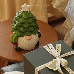 素圣诞树送女生 500g香薰蜡烛大罐礼盒圣诞节元 100个圣诞老人