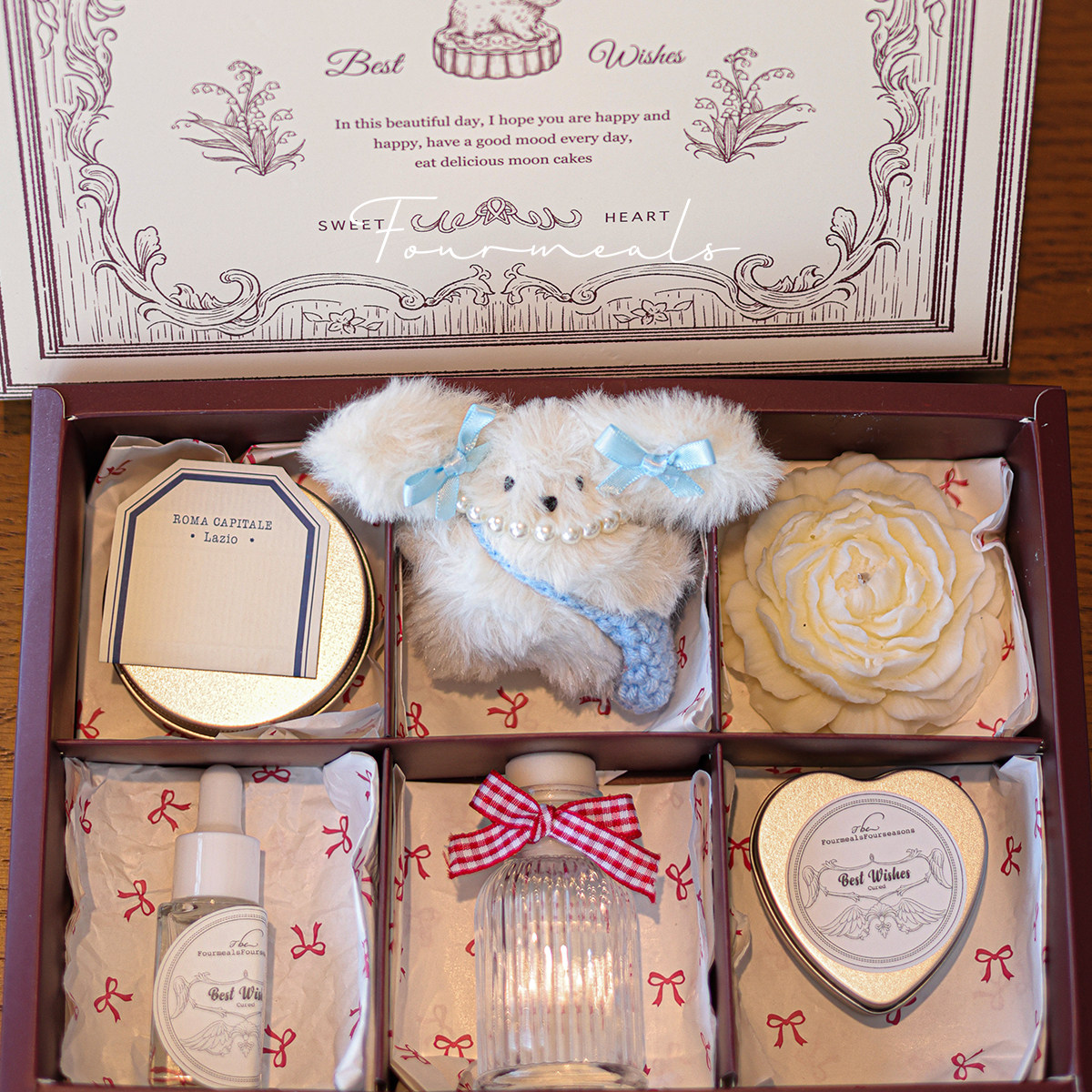 《赏心悦目》中秋节礼盒香薰蜡烛精油香薰液挂饰女生礼物闺蜜可爱,家居饰品,香薰礼盒,淘宝优惠券,粉丝福利购,淘宝优惠卷