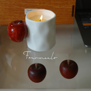 220g苹果香薰蜡烛礼盒室内家用持久生日礼物结婚入宅 水果商店