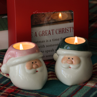 装 伴手礼香薰蜡烛礼盒小礼品女生小礼物包装 饰 100个圣诞老人