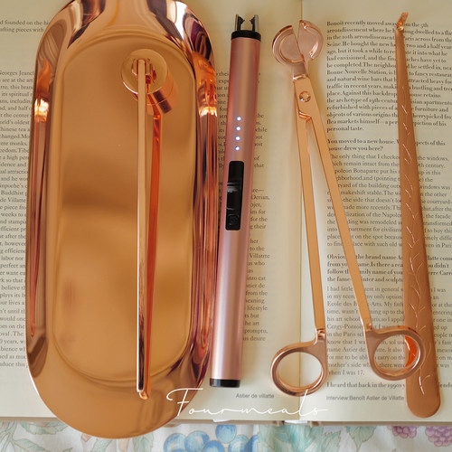 fourmeals浅玫瑰茶香薰点火工具