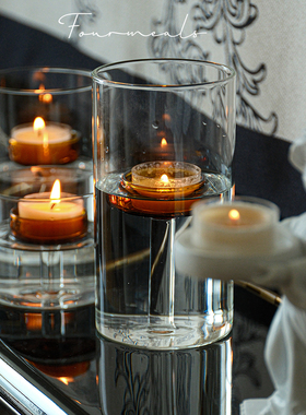 《暮光之城》复古烛台香薰蜡烛底座艺术轻奢烛光晚餐氛围感装饰