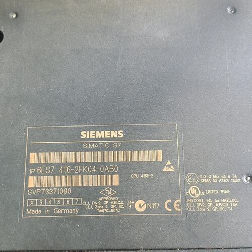 议价:6ES7 416-2FK04-0AB0，S7系列CPU
