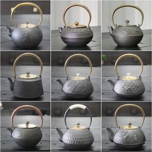 日本无涂层手工茶具生铁壶