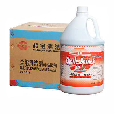 超宝（CHAOBAO）DFF011全能清洁剂中性配方3.8L*4瓶清洗瓷砖污渍