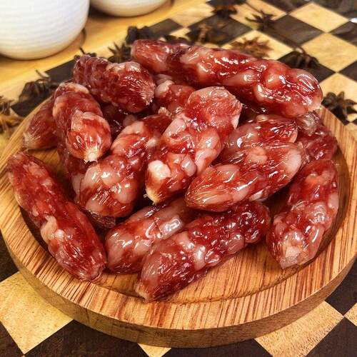 美康猪肉哥专卖脆皮珍珠爆汁腊肠传统广式腊肠精选土猪肉腊肠