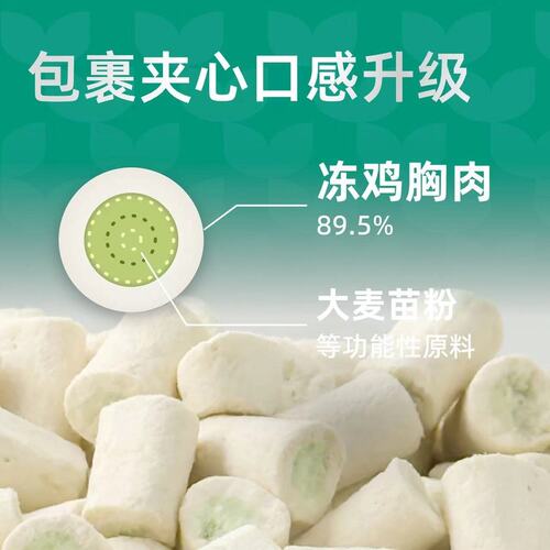 【排毛洁齿冻干】小毛豆彩虹桶零食冻干车前子壳粉猫咪宠物物品