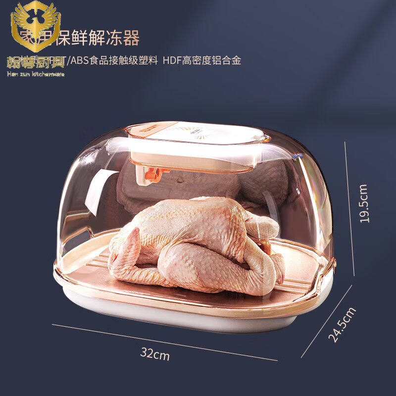 莱妙依德国解冻肉神器保鲜快速解冻解冻神器家用恒温食物解冻器急