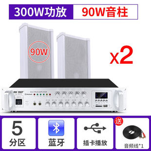 先科（SAST）户外防水音柱壁挂音响蓝牙功放套装室外店铺挂壁学校