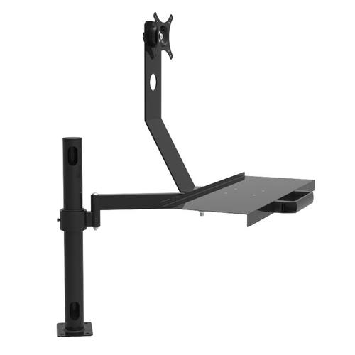 东际（EASTSCOPE）东际桌面锁孔键盘托显示器支架工业显示器支架