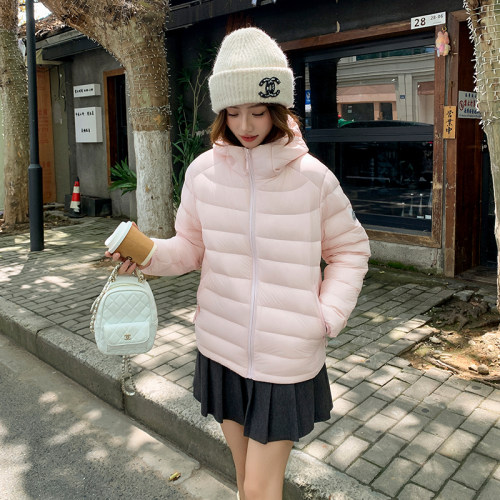 排骨多巴胺羽绒服女90白鸭绒