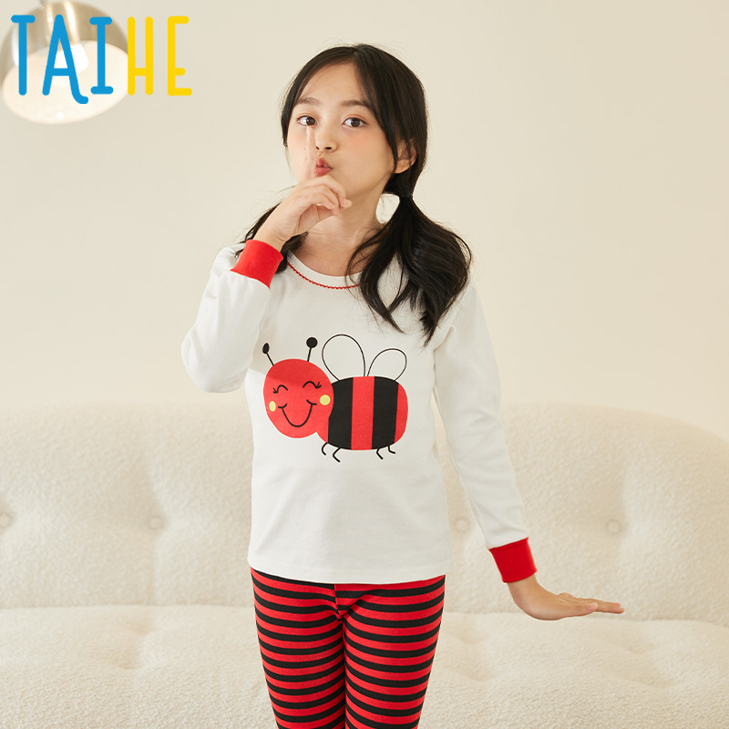 女童秋衣秋裤纯棉套装春秋款宝宝长袖全棉女孩中大童圆领保暖内衣|msdalam kategori Kanak-kanak/Bayi/Keluarga dipasang, seluar kanak-kanak, seluar dalam - dari Buy2taobao.com untuk memberikan perkhidmatan ejen Taobao profesional membeli