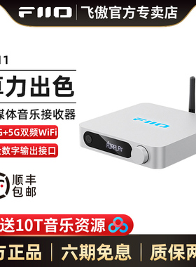 FiiO/飞傲 SR11流媒体音乐接收器数字转盘网桥hifi发烧Roon播放器