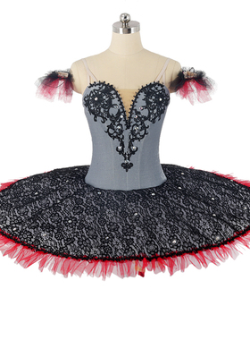 灰色芭蕾TUTU蓬蓬裙简易纱裙独舞成人儿童比赛表演服演出服