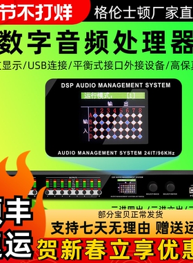 Glen ralston/格伦士顿专业ktv防啸叫前级效果器数字音频处理器