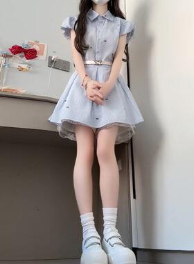14初中女生衬衫裙13岁大