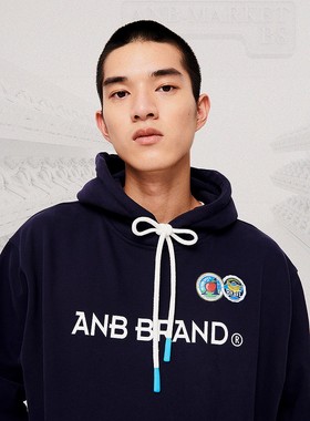 ANB2022秋冬 / ANB MARKET 水果主题印花细抓绒长袖圆领连帽卫衣