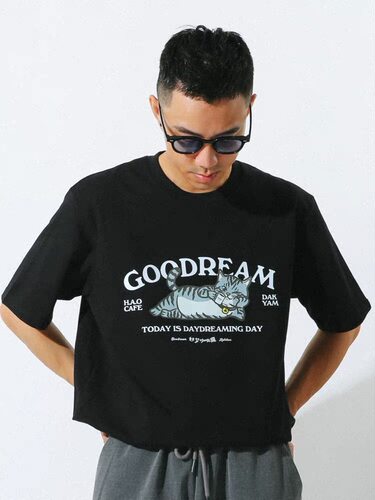 DAKYAM(达人)Goodream Kafeteen好梦咖啡厅联名活动印花短袖TEE恤