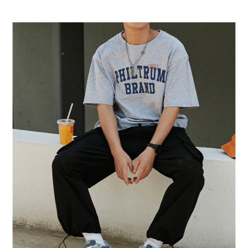 RETROMIND 19SS 潮牌四色宽松九分休闲工装多袋抽绳束脚裤男女款