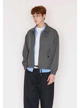 MYSAMESAME25AW挺廓美式复古翻领西装夹克宽松刺绣基础休闲外套