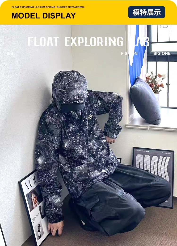 FLOAT 秋季新款经典升级石墨烯保暖户外风衣三防男女冲锋衣夹克