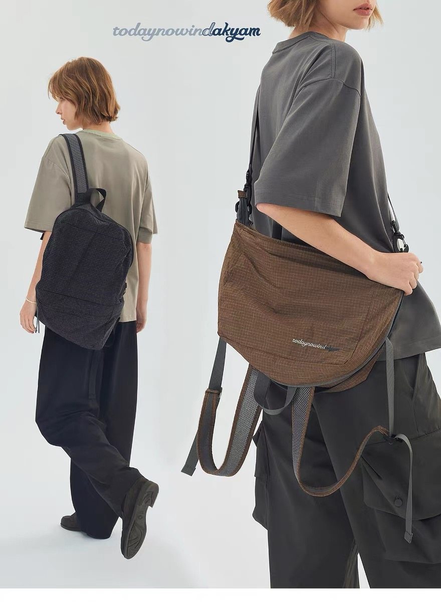 DAKYAM x todaynowind两用斜挎包/背包 轻量化便携双肩包男女同款