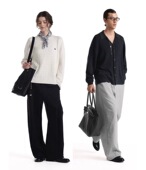 版 型卫裤 秋冬百搭分割结构微阔垂感休闲西裤 加绒 Unvesno