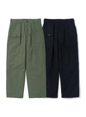 SUPERTOFU 定番改良版实用口袋复古潮流宽松直筒面包裤