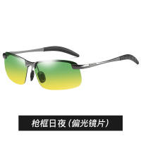 Polarized night vision goggles, sunglasses, fishing day and night dual-purpose, color-changing men's driving glasses, special glasses for driving without frames thumbnail 5