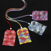 端午节香包挂件香囊驱蚊空袋挂脖五彩红色袋随身中国风荷包袋6