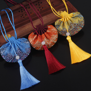 端午节小礼品桂花香囊挂件古风红色海浪花流苏香包挂饰结发礼荷包