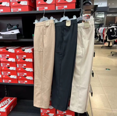 Nike Jordan 耐克女子新款透气工装直筒运动休闲长裤 FN5447-304