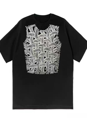 自主 Nemeth 22ss经典宫廷风 绳结背心 印花短袖 T恤男女同款