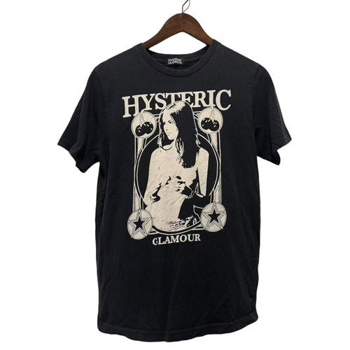 hysteric glamour 边框人像印花 歇斯底里 短袖T恤
