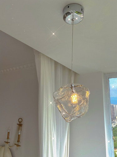 主卧室床头过道走廊冰块小吊灯