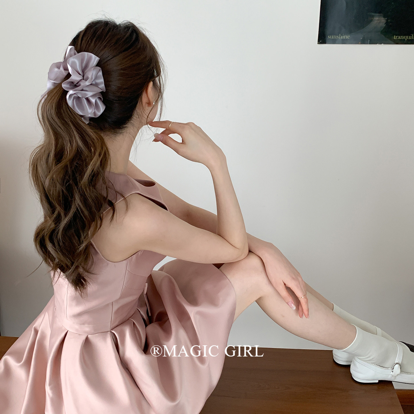 韩系氛围感缎面花苞香蕉夹女发饰高级简约气质抓夹头饰发夹马尾夹,饰品/流行首饰/时尚饰品新,发饰,淘宝优惠券,粉丝福利购,淘宝优惠卷