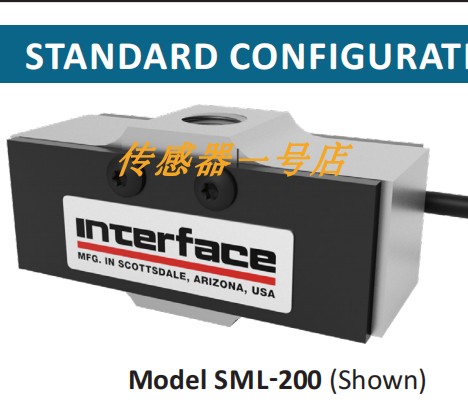 美国interface-SML-200-22/45/100 N高精称重传感器测力压力微型