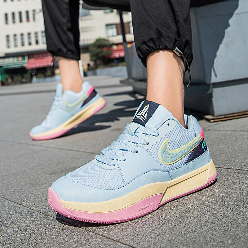 莫兰特一代篮球鞋杜兰特KD15专业实战耐磨防滑球鞋低帮气垫透气鞋